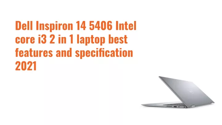 dell inspiron 14 5406 intel core i3 2 in 1 laptop