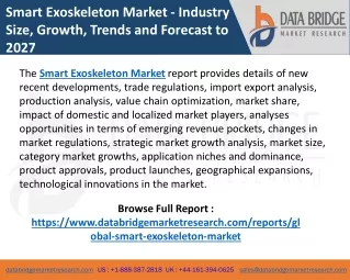 smart exoskeleton market industry size growth
