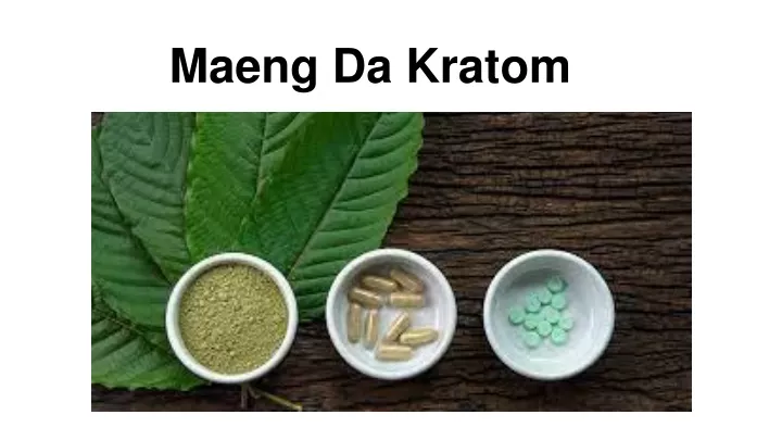 maeng da kratom