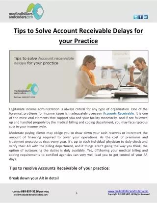 tips to solve account receivable delays for your