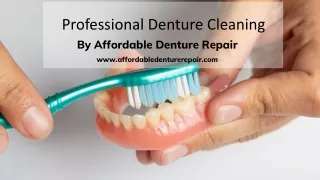 Denture Cleaner