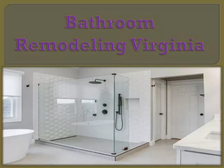 bathroom remodeling virginia