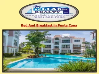 Bed And Breakfast in Punta Cana