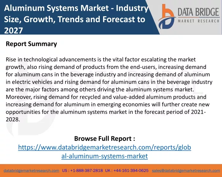 aluminum systems market industry size growth