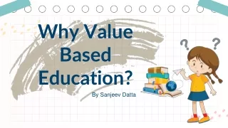why value based education
