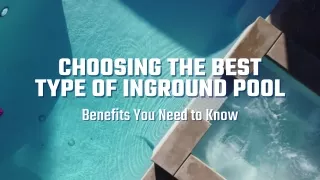 Types of Inground Pools