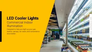 LED Cooler Lights commercial Indoor illumination
