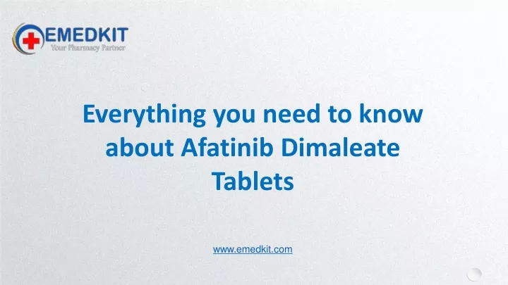 everything you need to know about afatinib