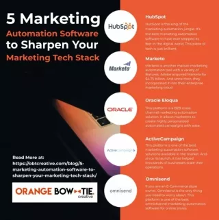 5 World-Class Marketing Automation Software to Sharpen Your Marketing Tech Stack