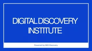 Digital Discovery Institute