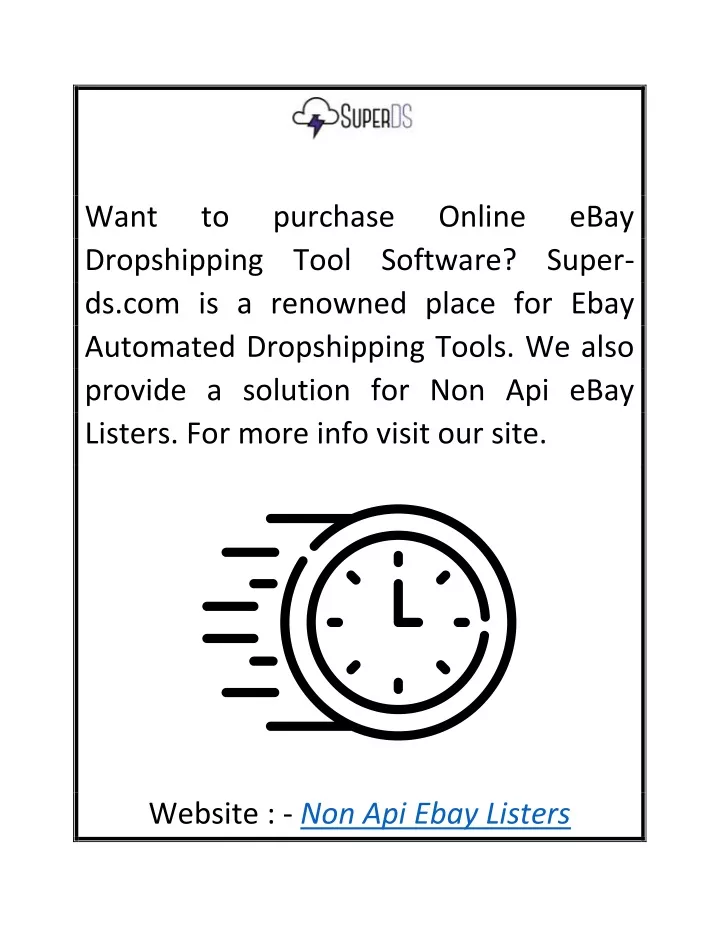 want dropshipping tool software super