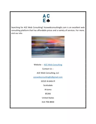 Ace Web Consulting | Acewebconsultingllc.com