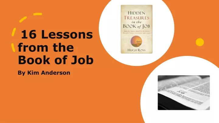 16 lessons from the book of job