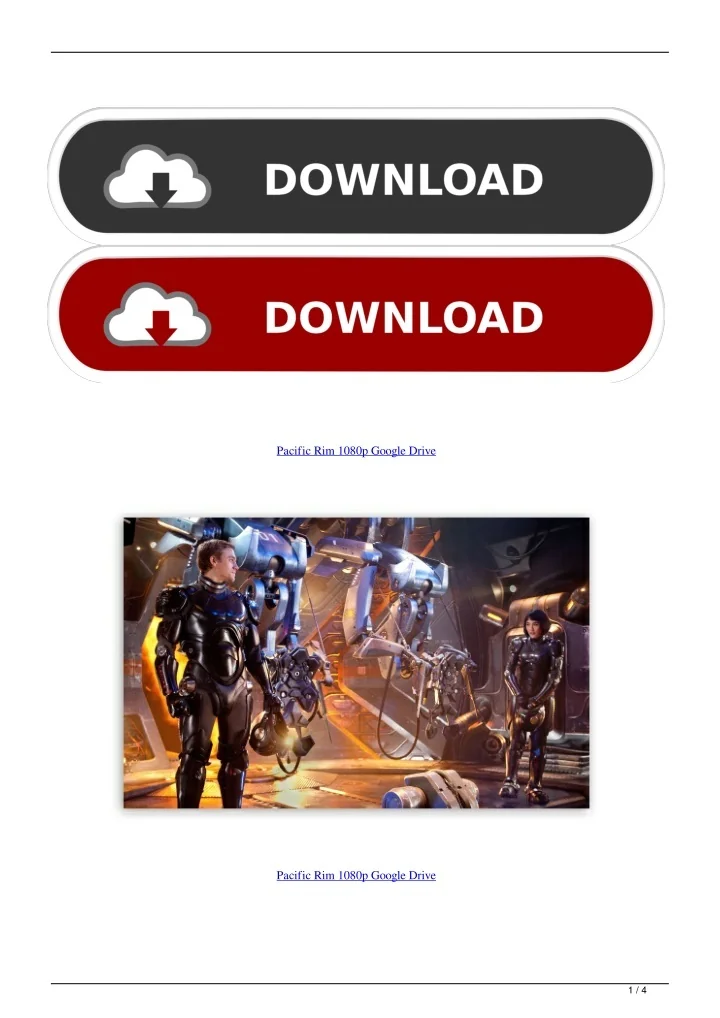 PPT - Pacific Rim 1080p Google Drive PowerPoint Presentation, free ...