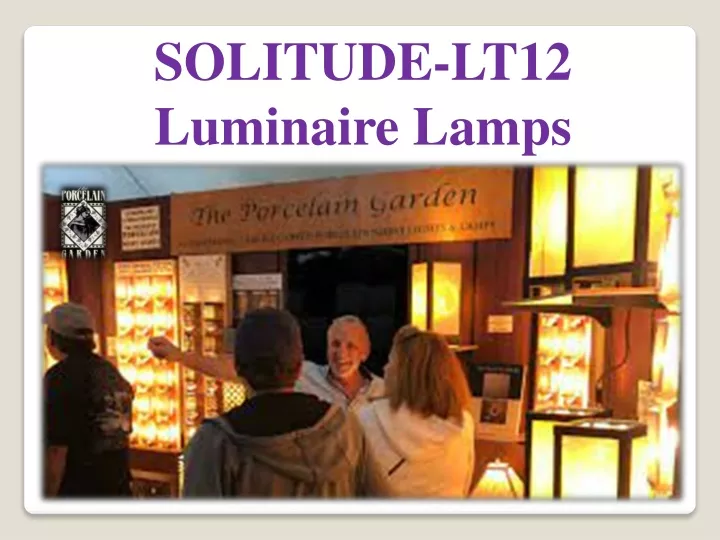 solitude lt12 luminaire lamps