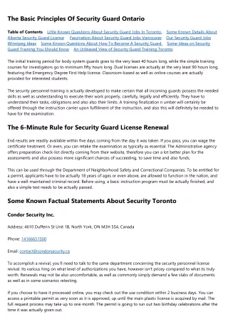 See This Report about Security Guard Jobs Edmonton
