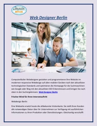 web designer berlin