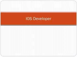 ios developer