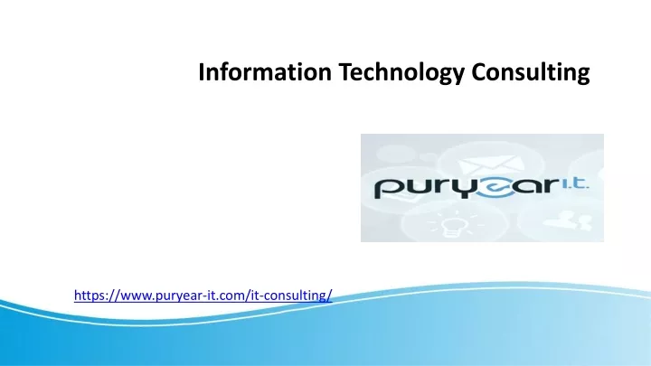 information technology consulting