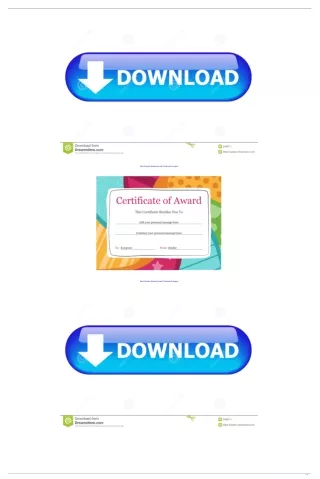 Free Printable Student Award Certificate Template