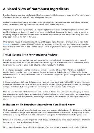 10 Principles of Psychology You Can Use to Improve Your nutraburst weight loss