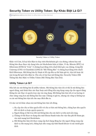 security token vs utility token s kh c bi t l g