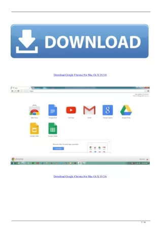 Download Google Chrome For Mac Os X 10.5.6