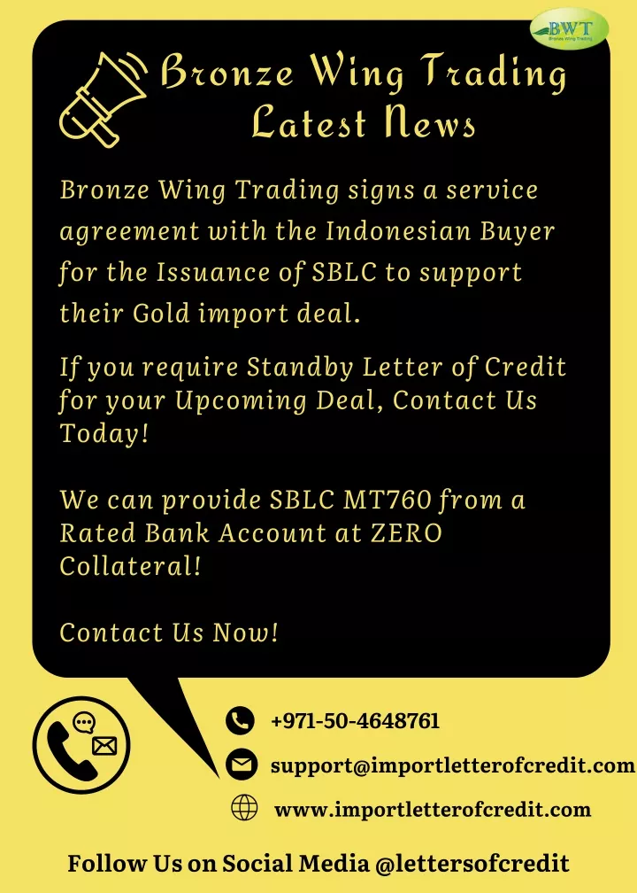 bronze wing trading latest news