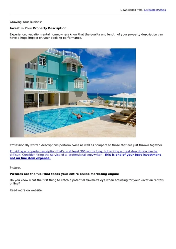 Best Way to Advertise Vacation Rental