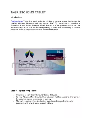 tagrisso 80mg tablet