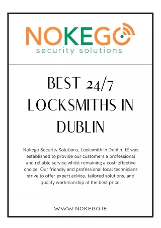 Best Locksmiths in Dublin