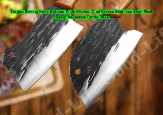 Forged Boning Knife Butcher Knife Kitchen Chef Knives Stainless Steel Meat Cleaver Vegetable Cutter Slicer