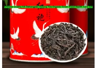 Chinese Quality 3A Dahongpao Oolong Tea Organic Green Food Health Care Gift