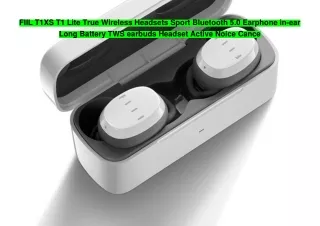 Review top buy FIIL T1XS T1 Lite True Wireless Headsets Sport Bluetooth 5.0 Earphone in-ear Long Battery TWS earbuds Hea