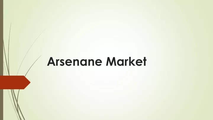 arsenane market