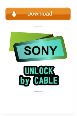 Sony Xperia M4 Aqua Unlock Code Generator