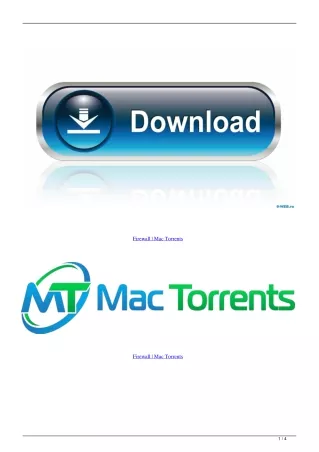 Firewall | Mac Torrents