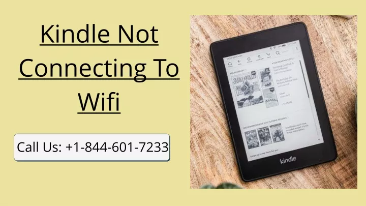 kindle not connecting to wifi