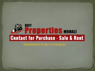 properties to buy in mohali