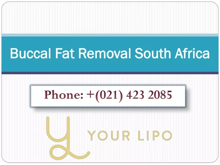 buccal fat removal south africa