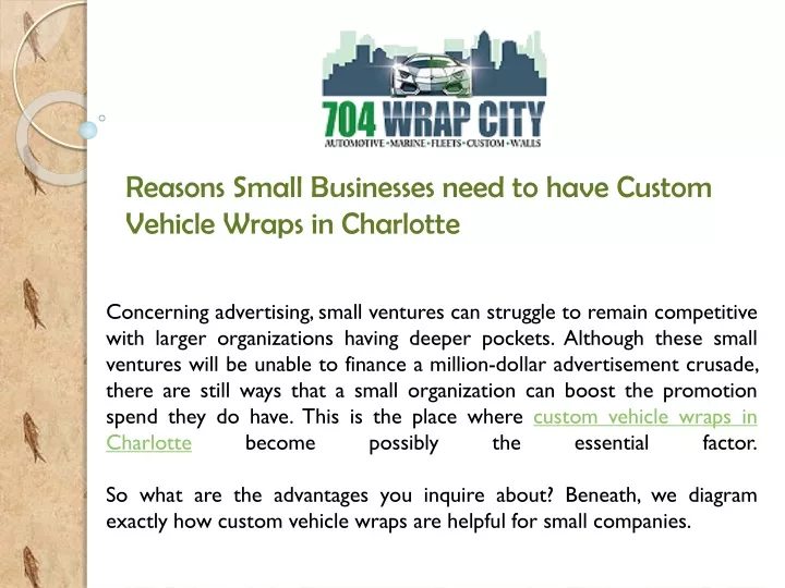 reasons small businesses need to have custom