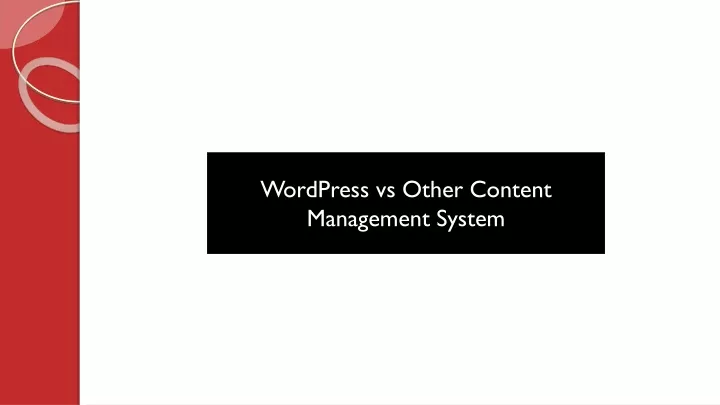 wordpress vs other content management system