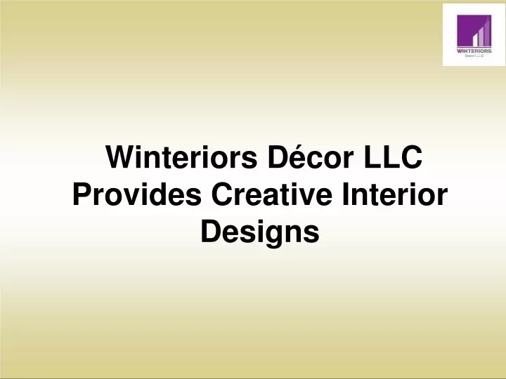 winteriors d cor llc provides creative interior