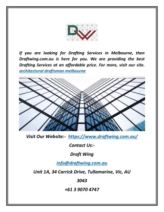 if you are looking for drafting services