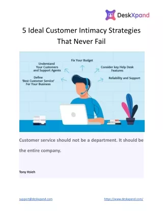 5 ideal customer intimacy strategies that never
