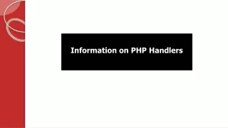 information on php handlers