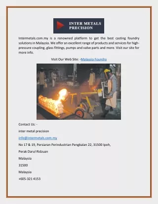 intermetals com my is a renowned platform
