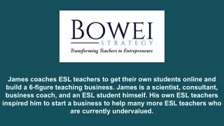james coaches esl teachers to get their