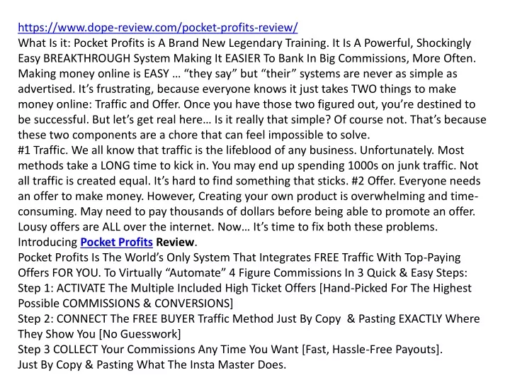 https www dope review com pocket profits review