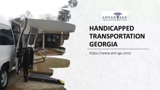 Handicapped Transportation Georgia